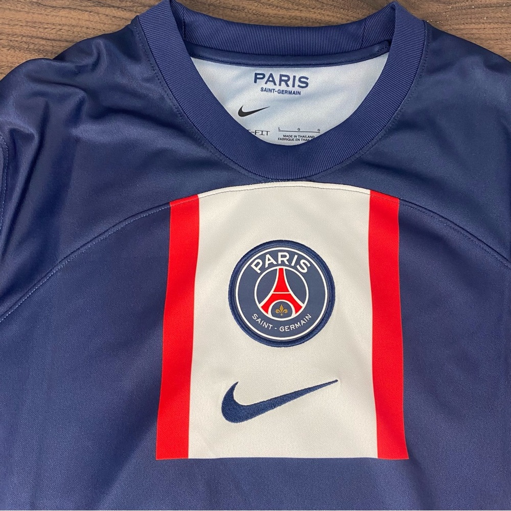 Nike Paris Saint-Germain 22/23 Home Stadium Jersey PSG DM1844-411 Men's Size L - Picture 2 of 4
